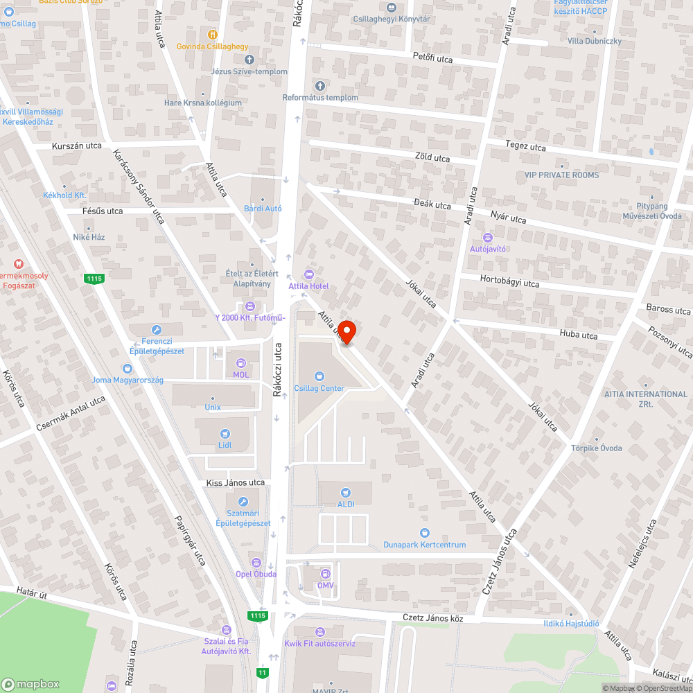 Sok kátyú az Attila és Aradi utcában bejelentés helye