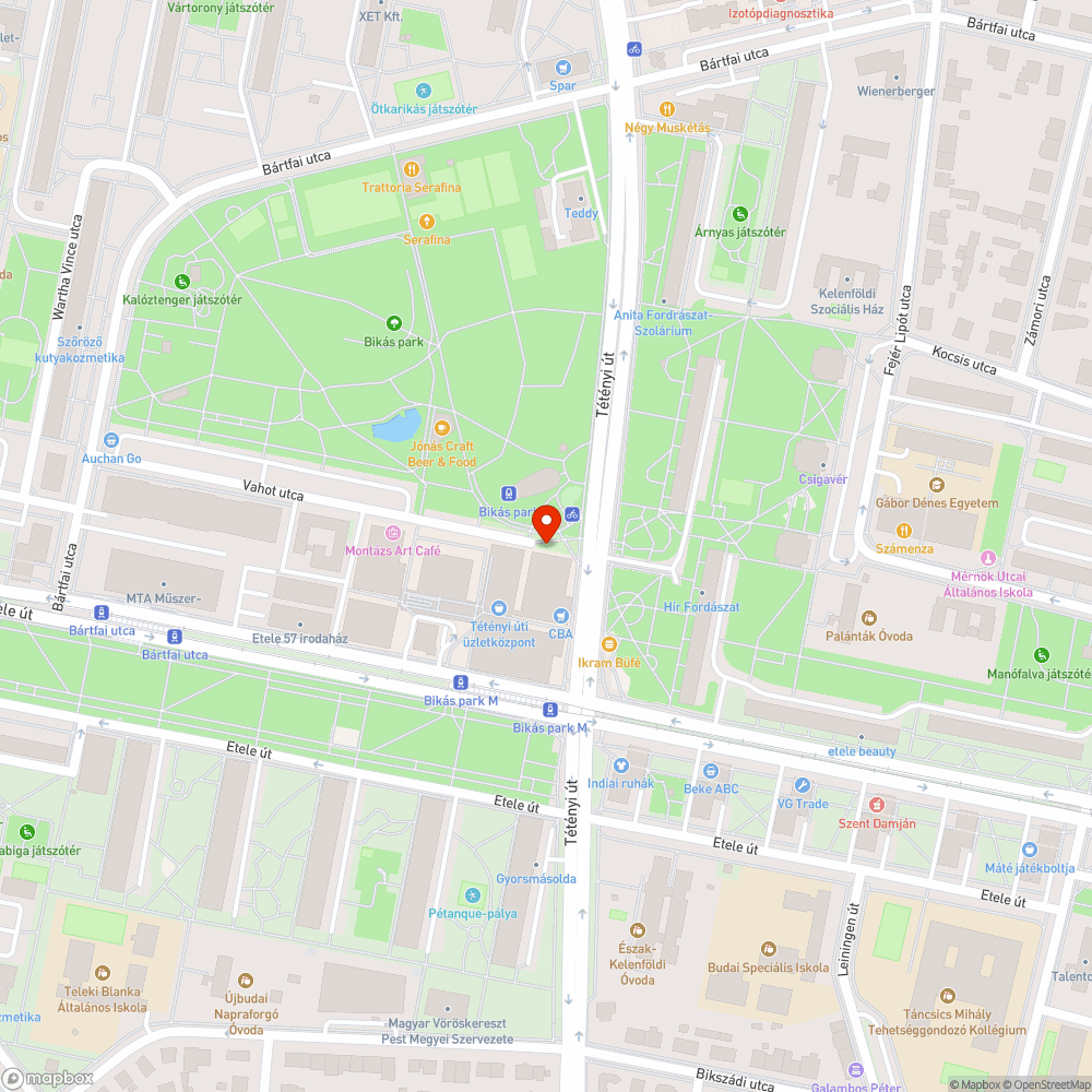 Vahot utcai pollerek bejelentés helye