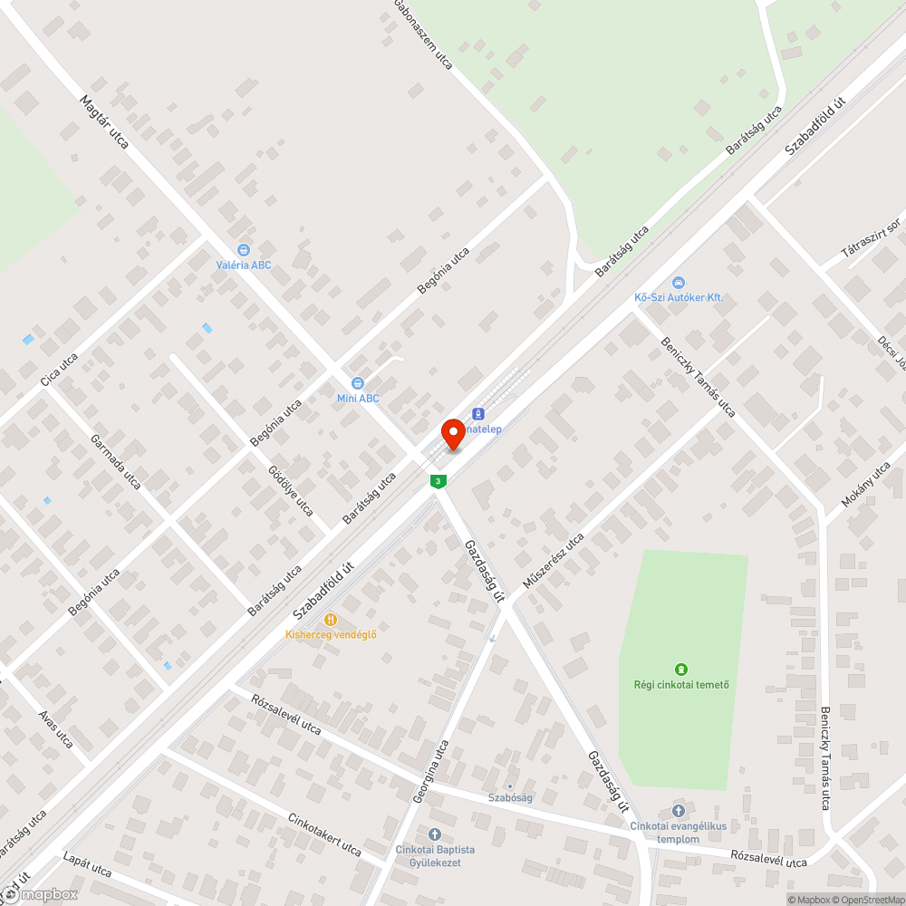 Szeméthegy bejelentés helye