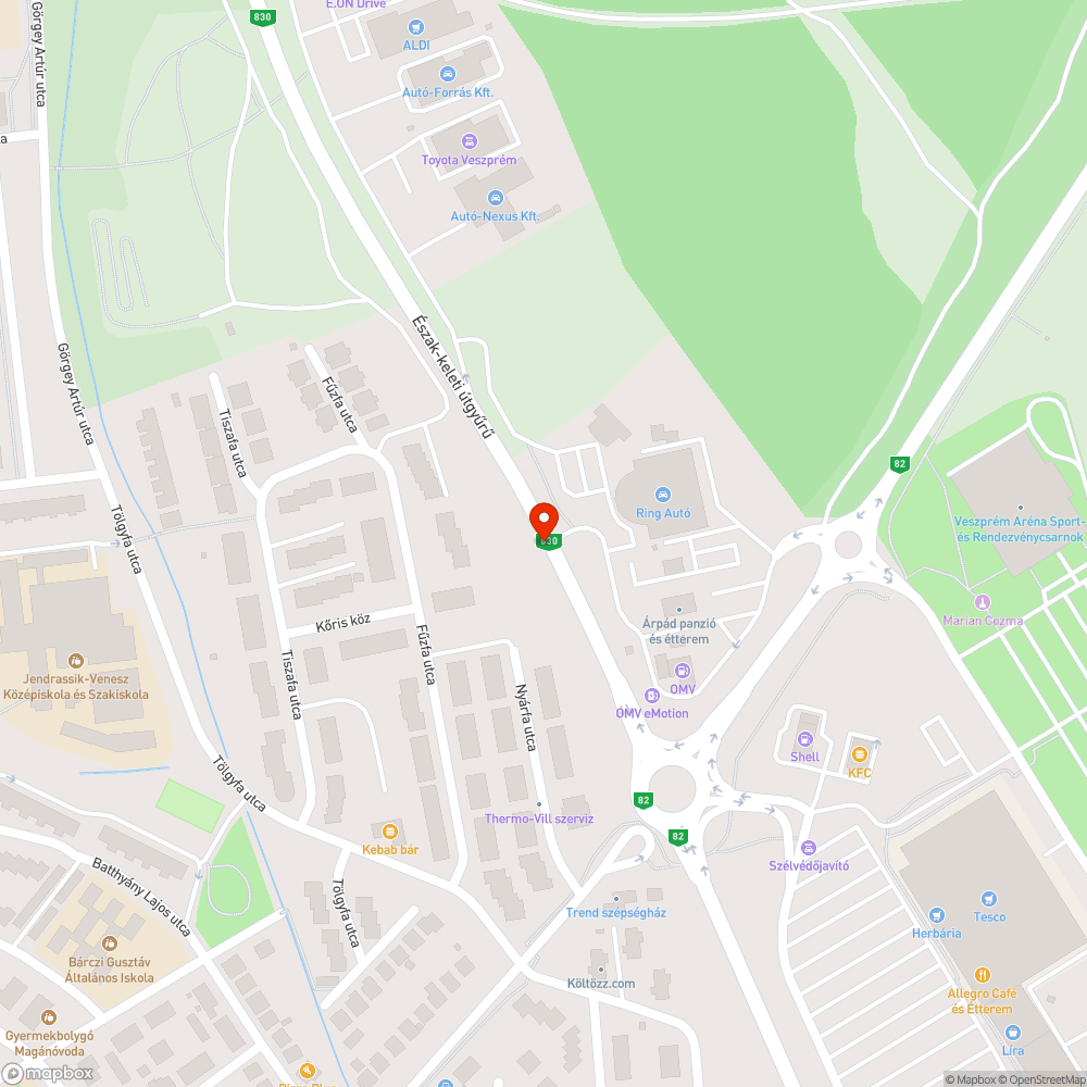 Illegàlis szemétlerakás bejelentés helye