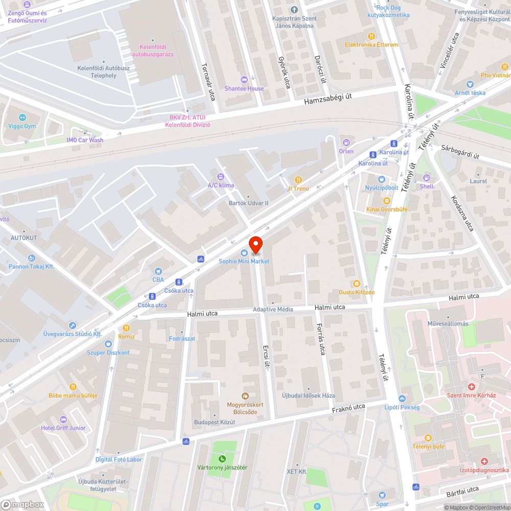 Nyilvános távbeszélő állomás maradéka bejelentés helye