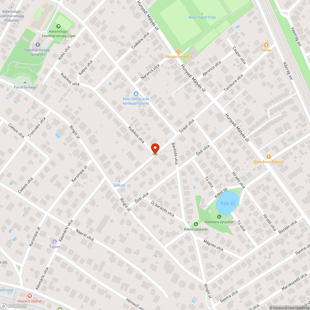 Szajol utcai luk bejelentés helye