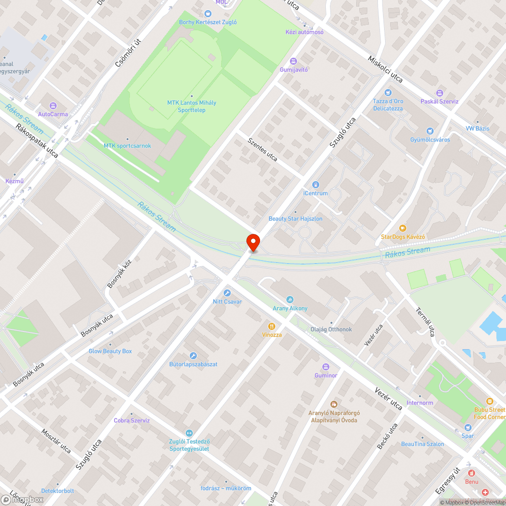 Útburkolati hiányosság bejelentés helye