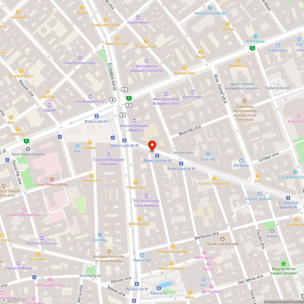 Erősen rongálódott közműfedél bejelentés helye