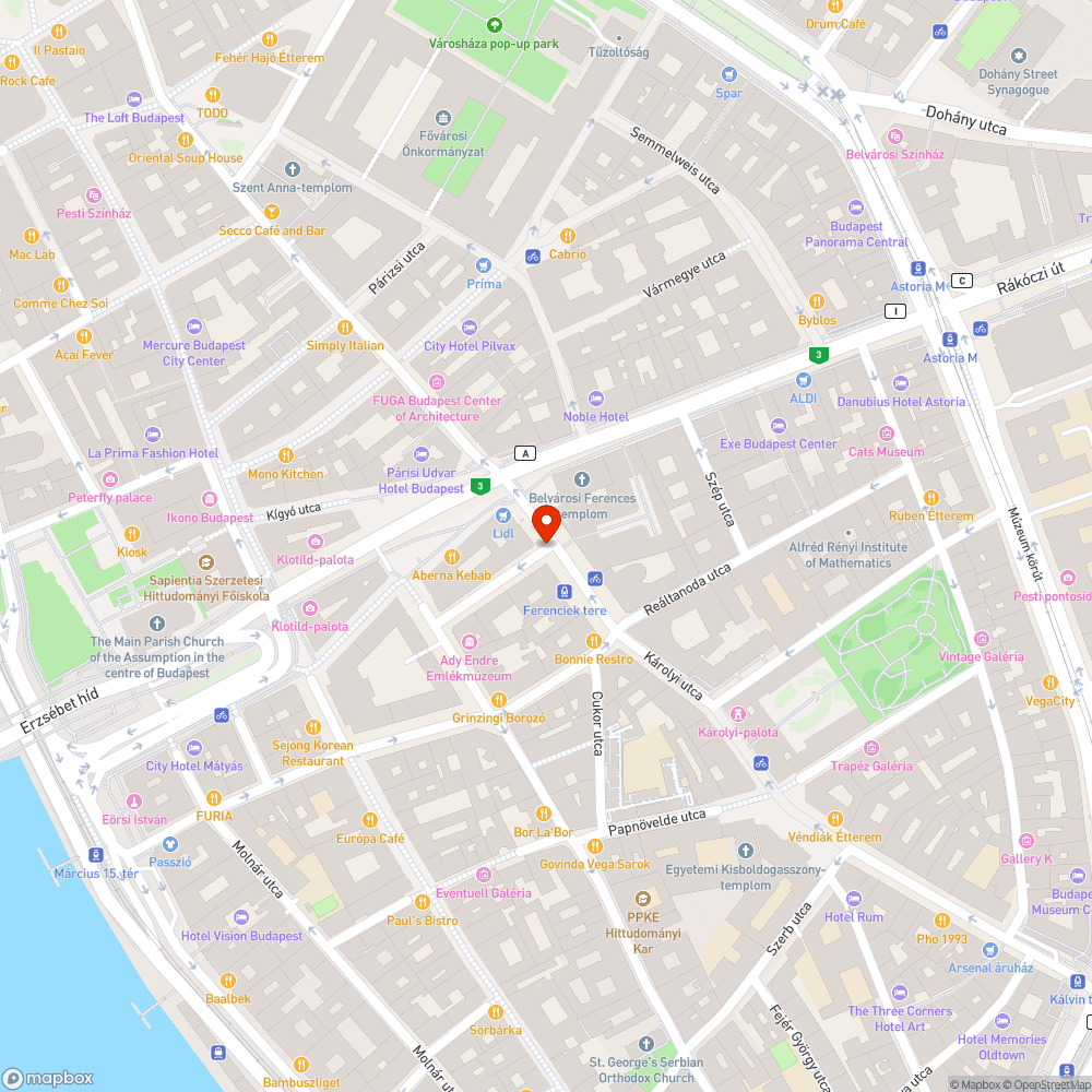 Kiesett poller bejelentés helye