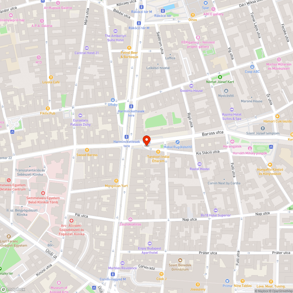 Szemetes buszmegálló bejelentés helye