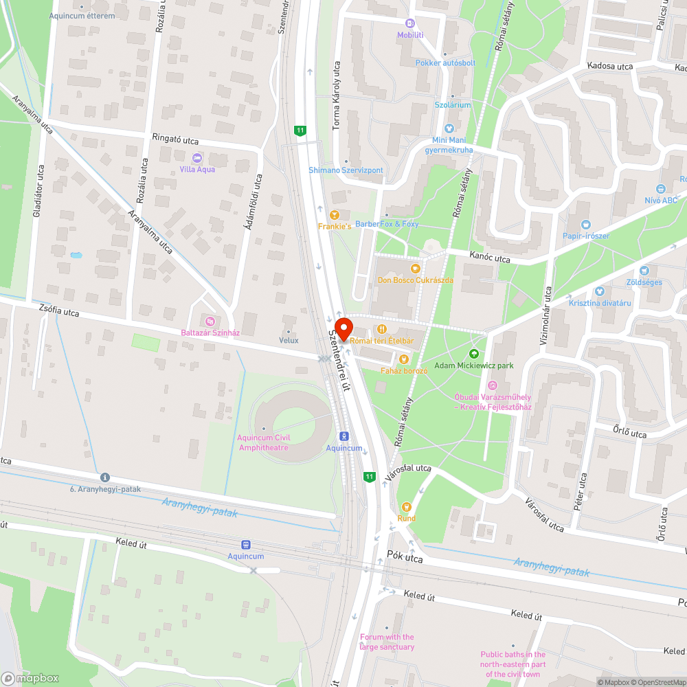 6 lámpa nem ég a Szentendrei úton bejelentés helye