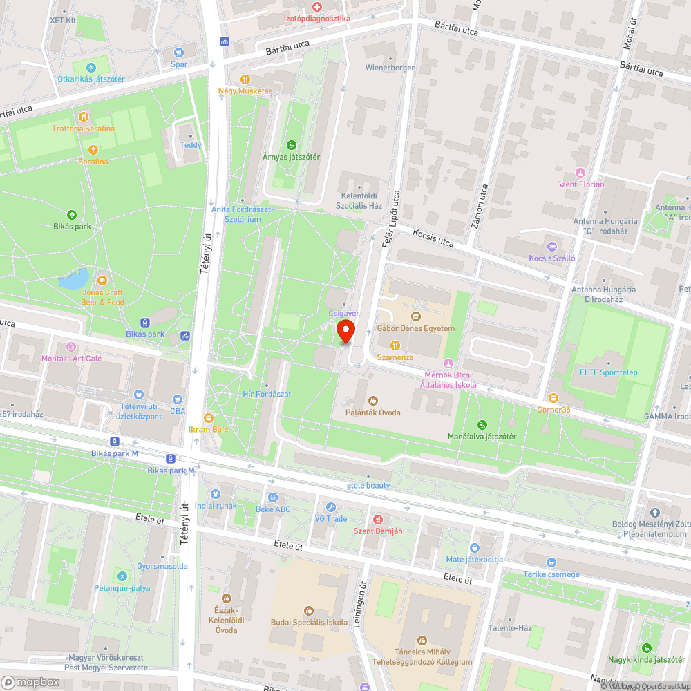 Munkavégzés után itt hagyott oszlopok bejelentés helye