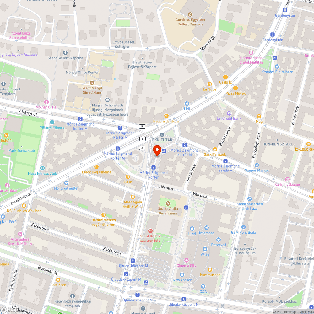 Munkavégzés után itt hagyott oszlop bejelentés helye