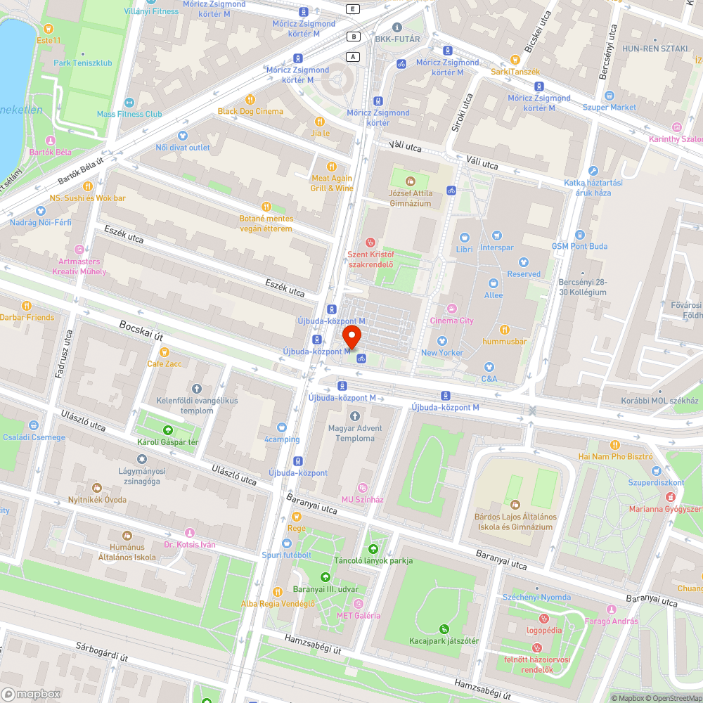 Kerékpártámasz hiány bejelentés helye