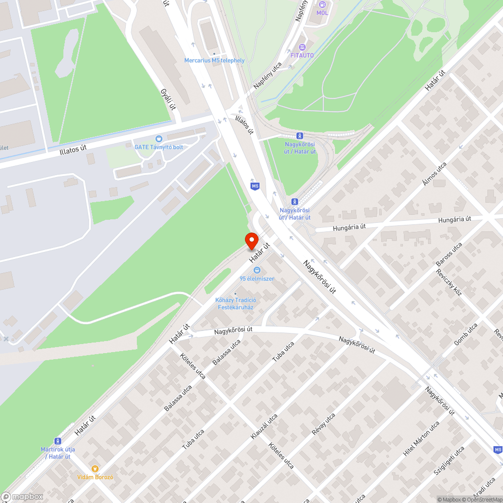 Szemétdomb bejelentés helye