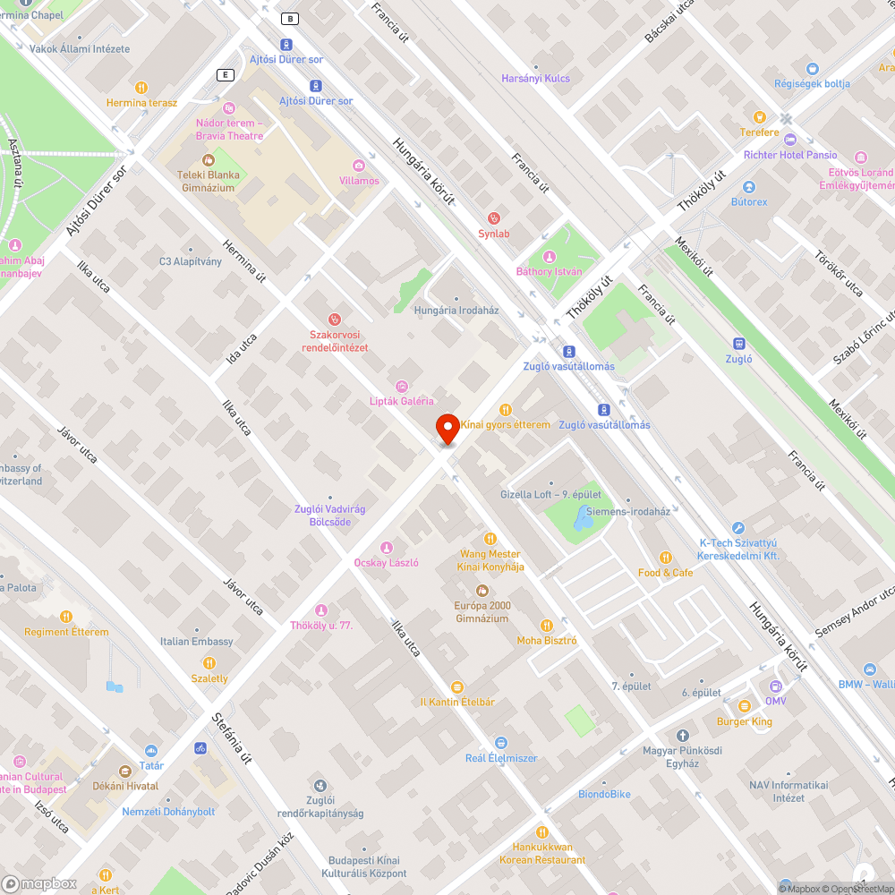 Munkavégzés után itt hagyott terelő tábla bejelentés helye