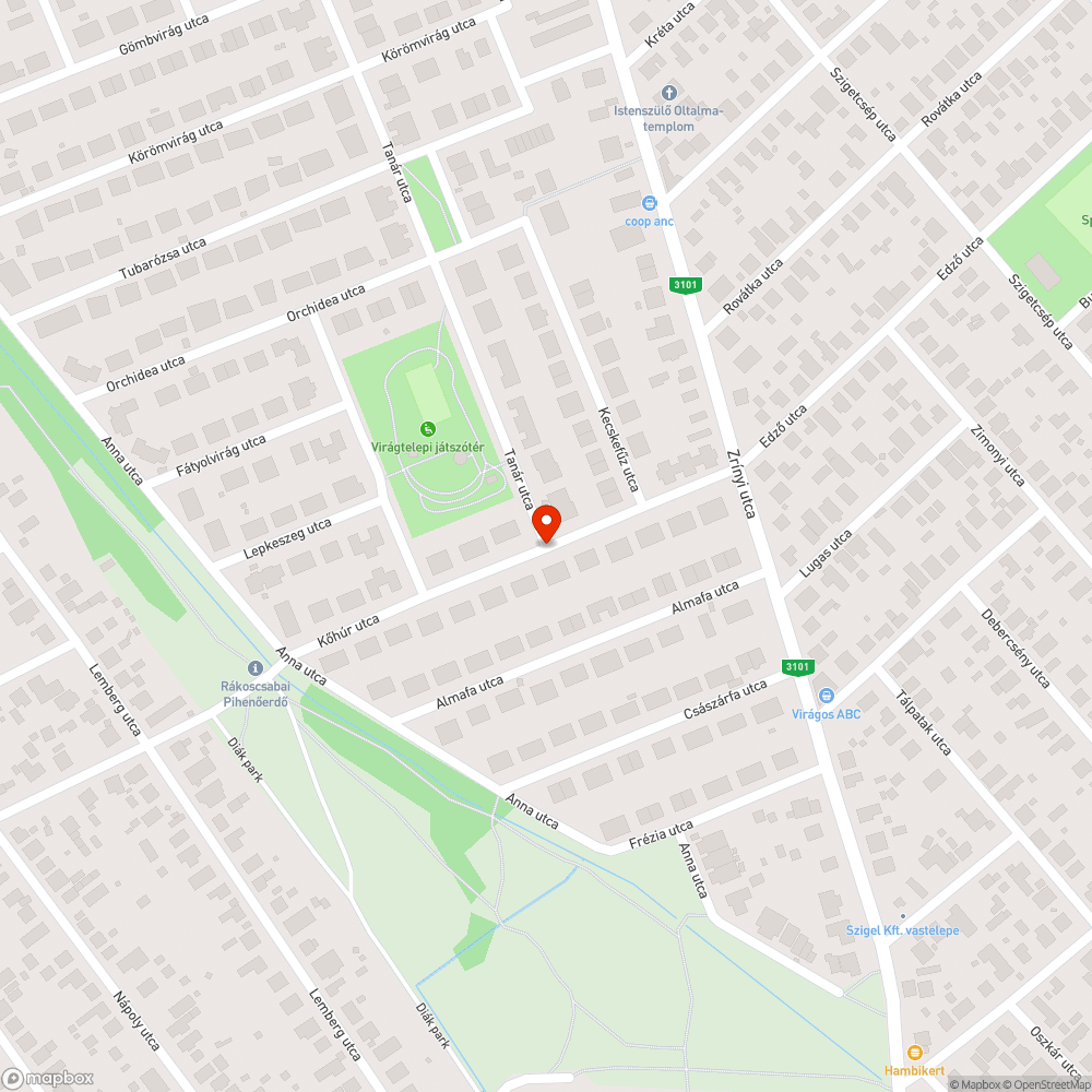 Virágtelep forgalom lassítás bejelentés helye