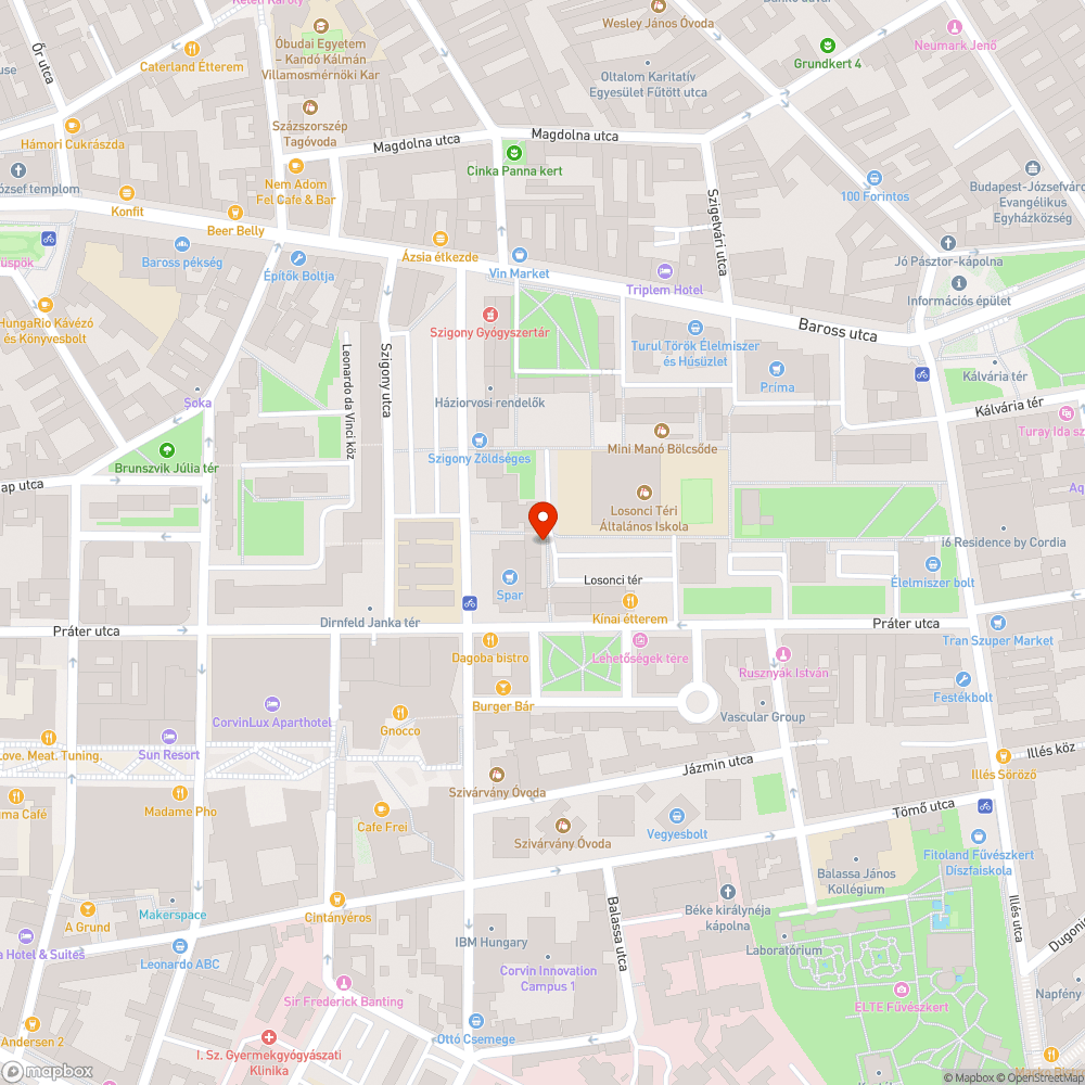 Üres telefonfülke bejelentés helye