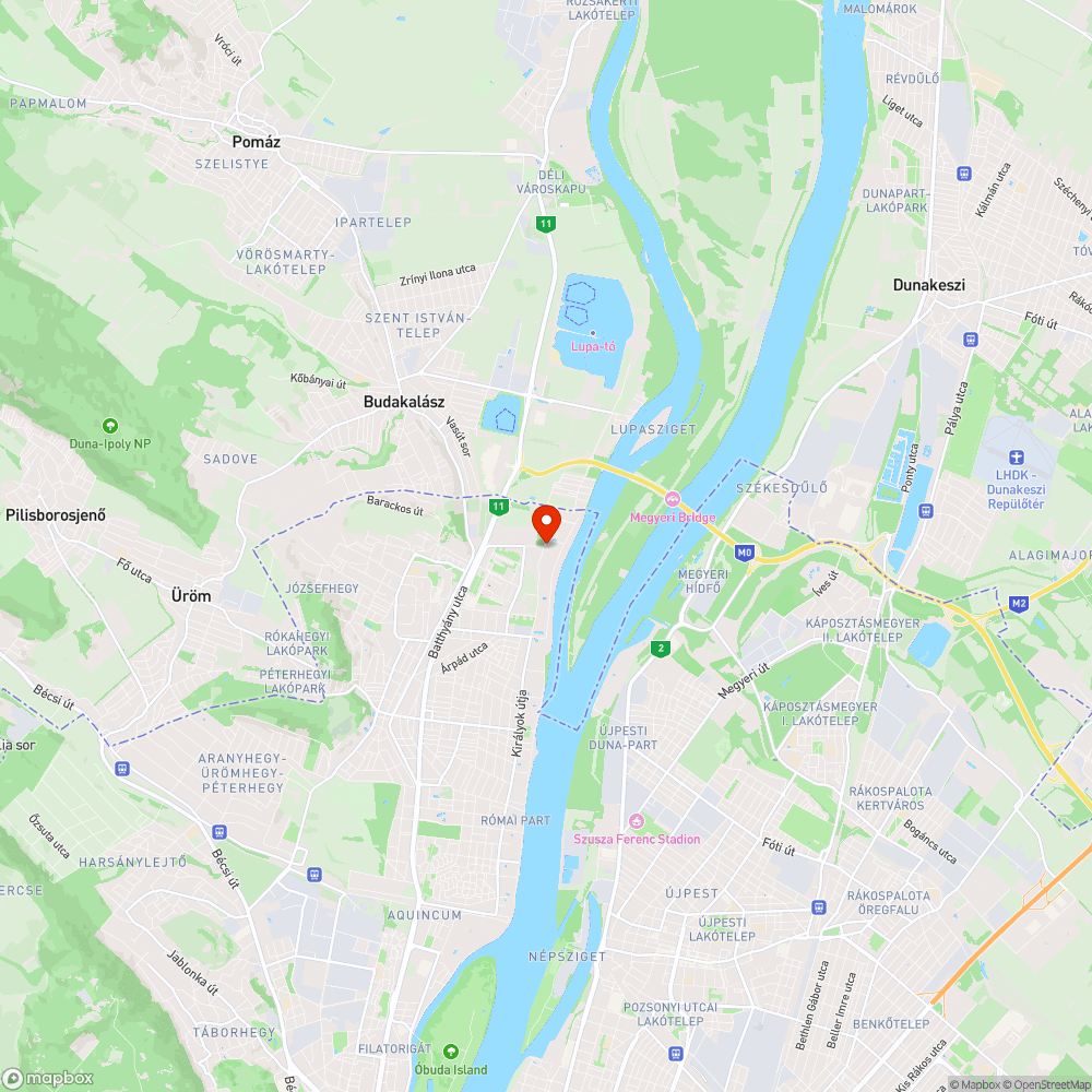 Királyok/Hadrianus kátyú bejelentés helye