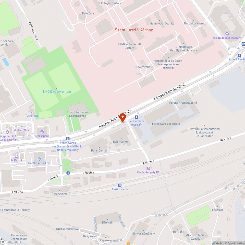 Szétesett betonozás bejelentés helye