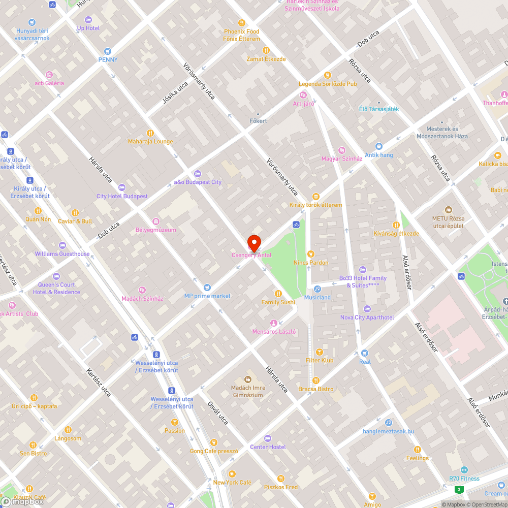 Felújított Almássy téri kutyafuttató Budapesten bejelentés helye