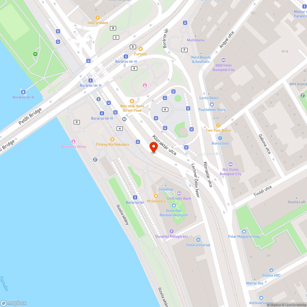 Kiégett lámpa bejelentés helye