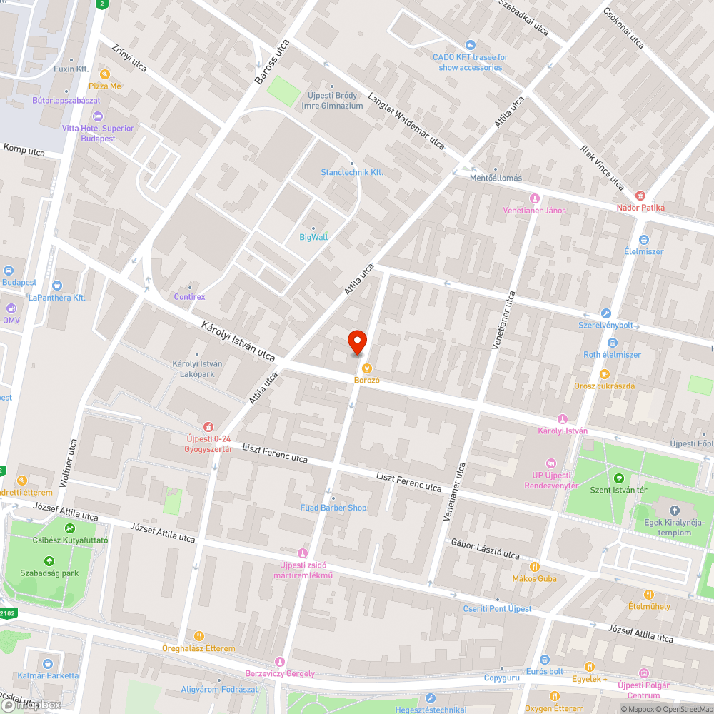 Folyton szemetes utca bejelentés helye