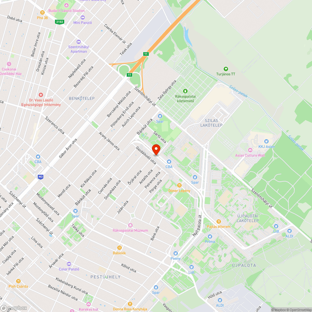 Elhajlott bejelentés helye