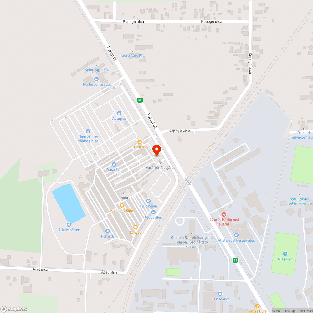 Kerékpár tároló bejelentés helye