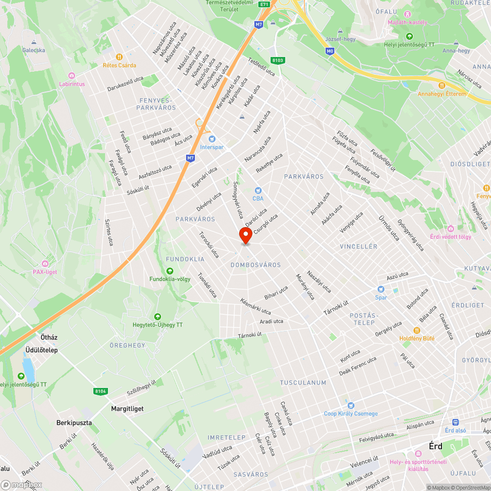 Koszos buszmegállók bejelentés helye