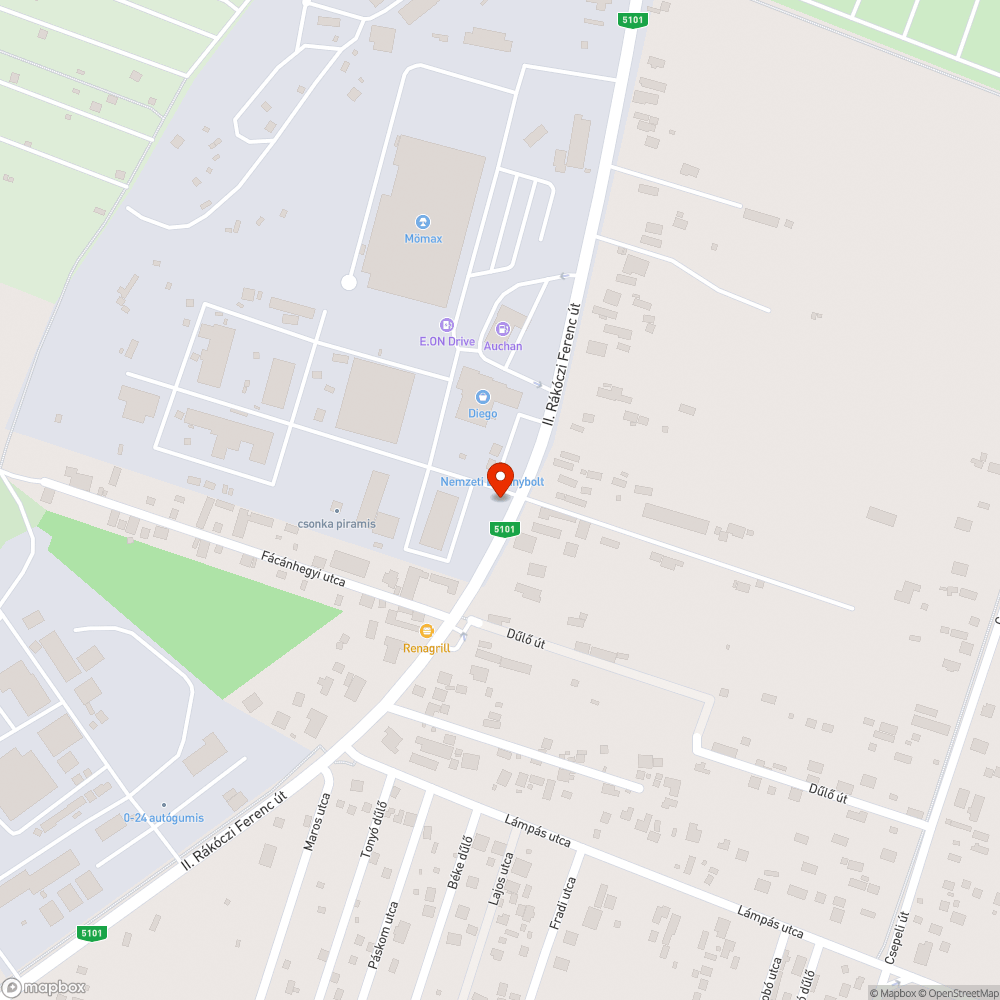 A járdát kimosta az eső bejelentés helye