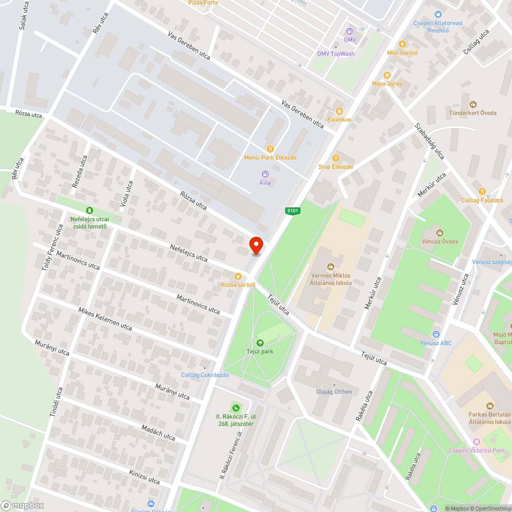 Megrongált villanyszekrény bejelentés helye