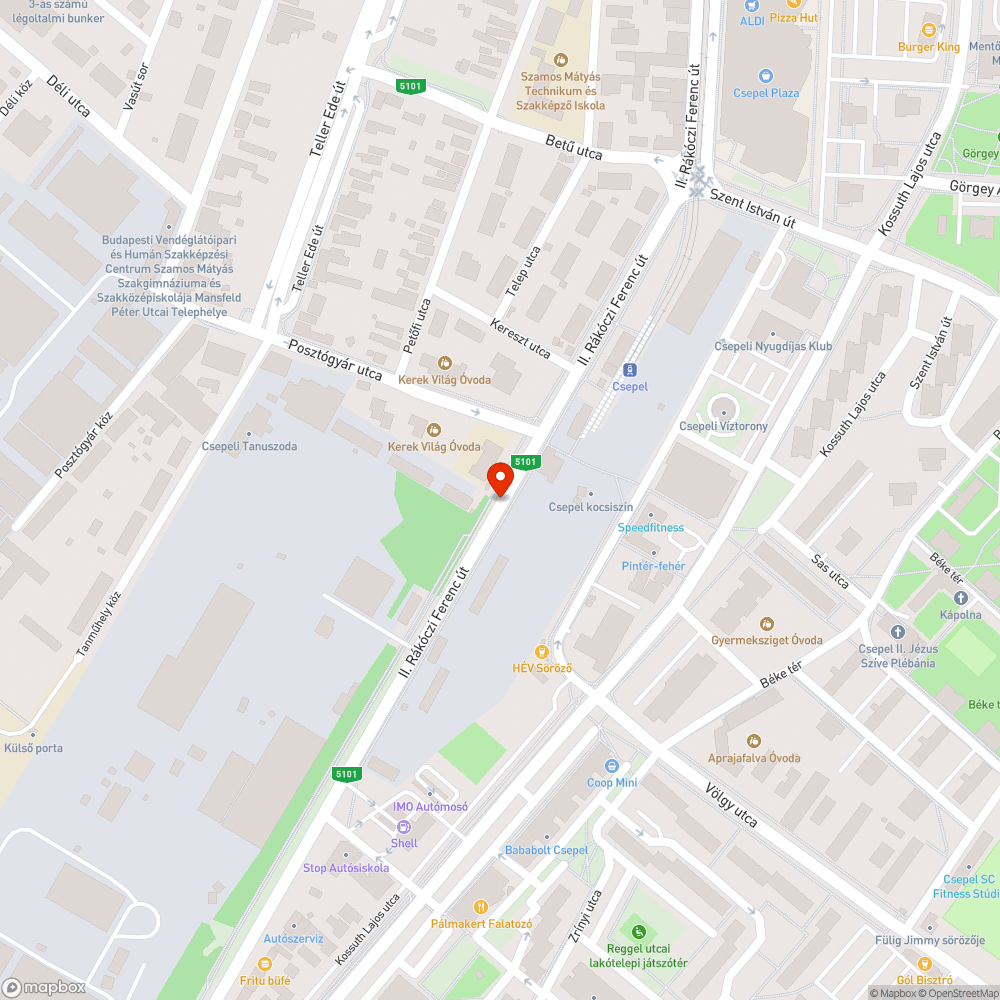 Illegális szemétlerakás bejelentés helye