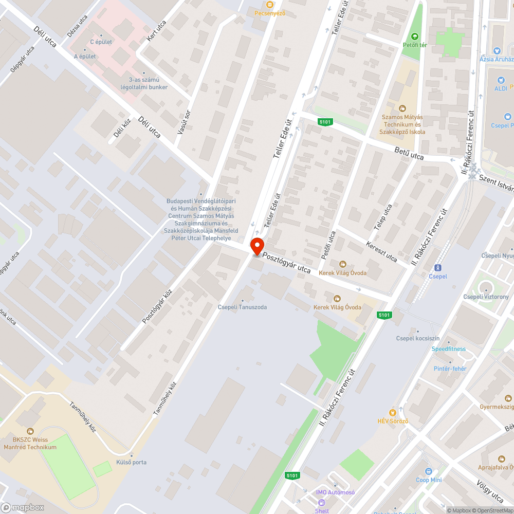 Elferdült jelzőtábla bejelentés helye