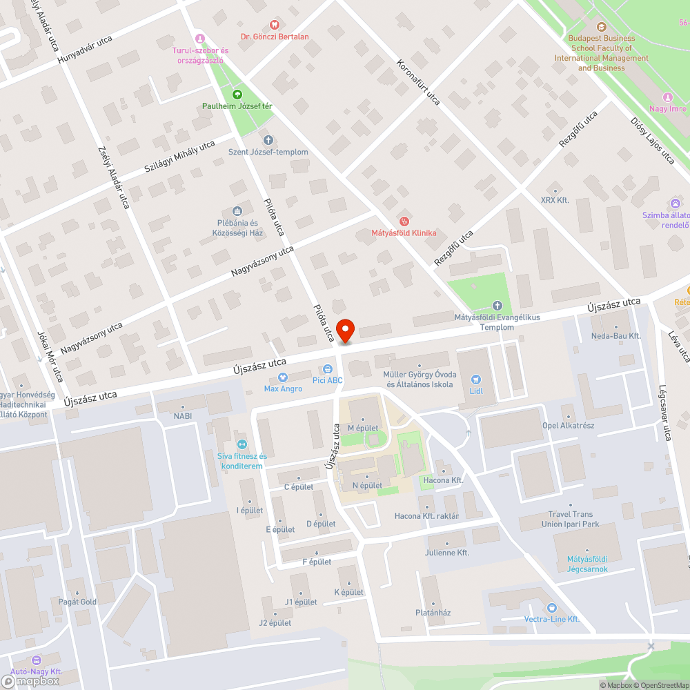 Csikkhalom a Pilóta utcai buszmegálló mellett bejelentés helye