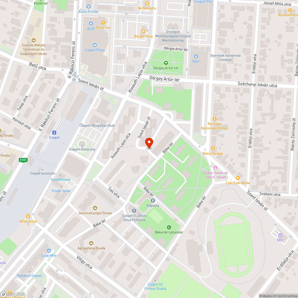 Illegális szemétlerakás bejelentés helye