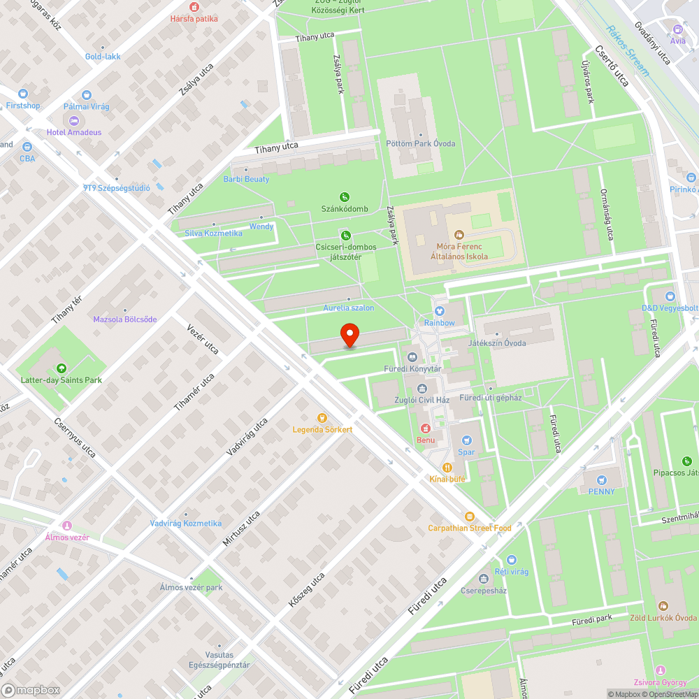 Növekvő szeméthalom a Vezér utca 53 mellett bejelentés helye