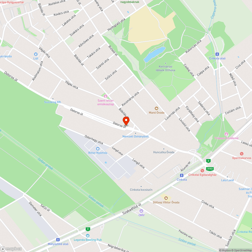 Roncsautók bejelentés helye