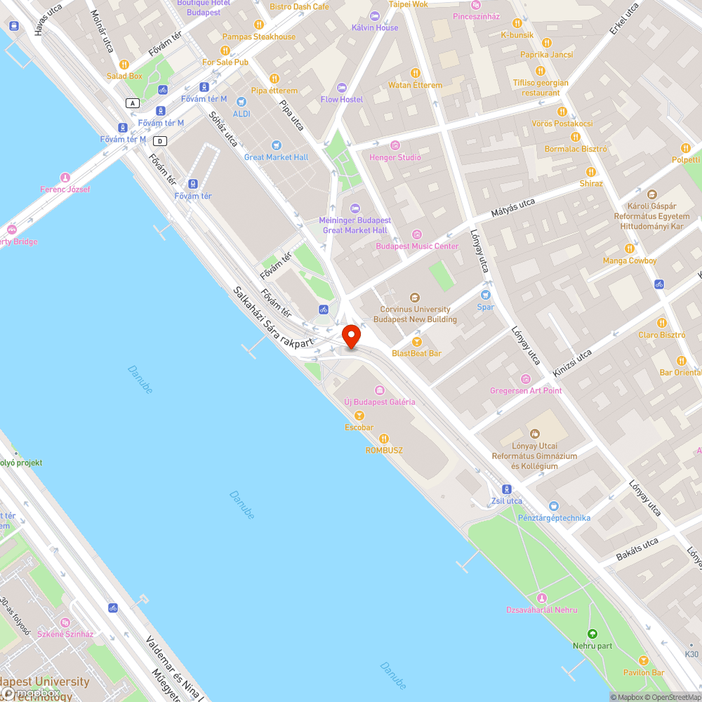 Leszakított STOP tábla bejelentés helye