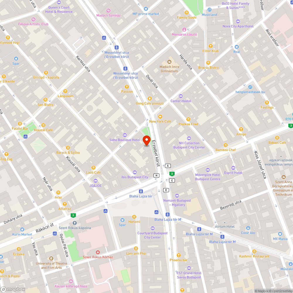 7 ker. Polgármesteri hivatal homlokzata bejelentés helye