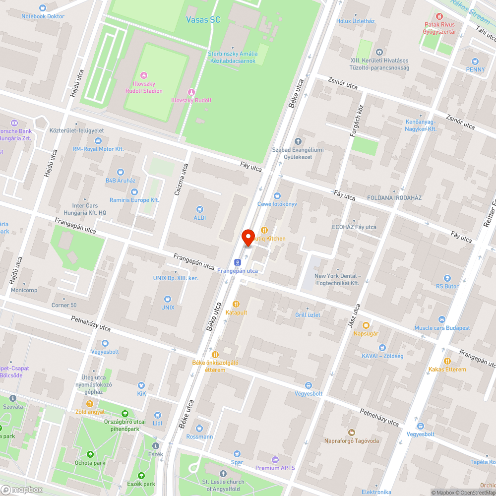 Tonkrement padka/ járdaszegély bejelentés helye