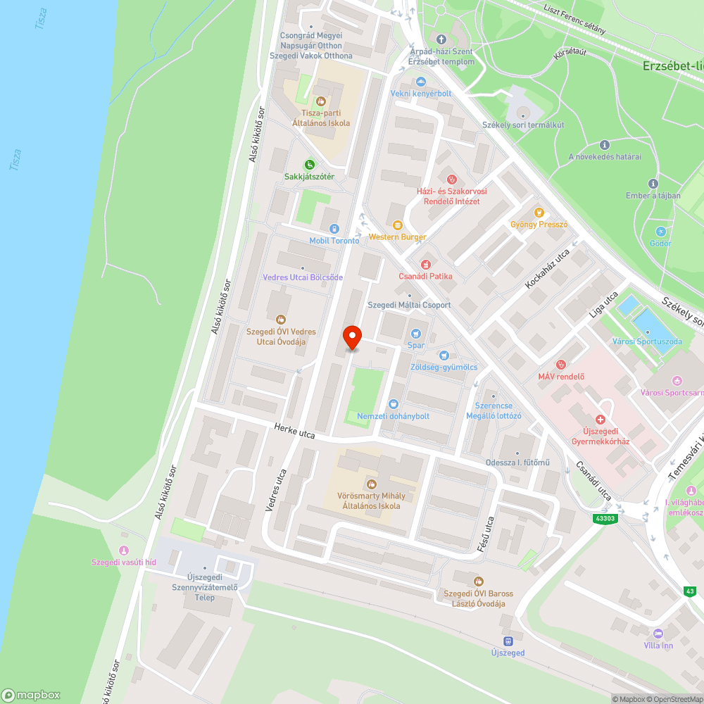 Túl alacsony faág bejelentés helye