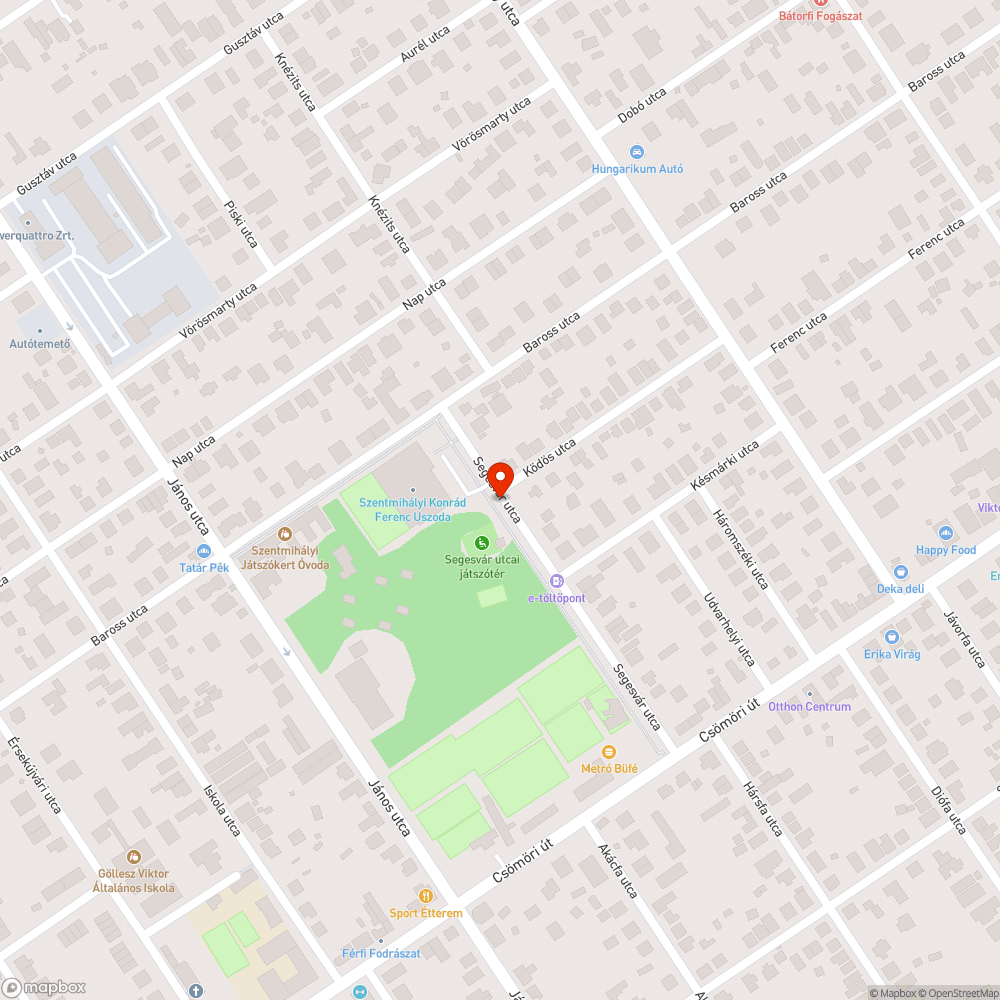 Hiányzó fa bejelentés helye