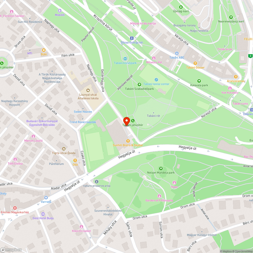 Üres fahelyek bejelentés helye