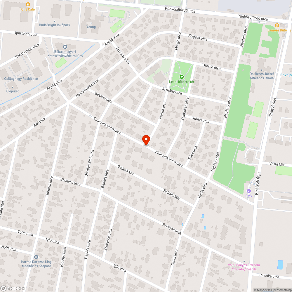 közvilágítás bejelentés helye