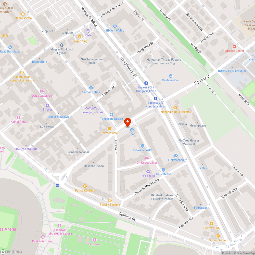 Balesetveszélyes akadálymentes feljáró bejelentés helye