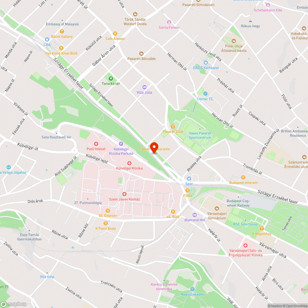 Szilágyi Erzsébet fasor állapota egyes szakaszon bejelentés helye