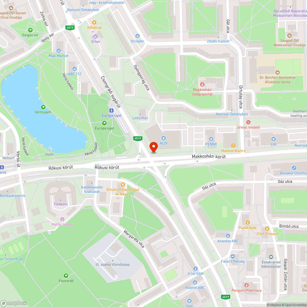 Hiányzó burkolat a kerékpárúton bejelentés helye