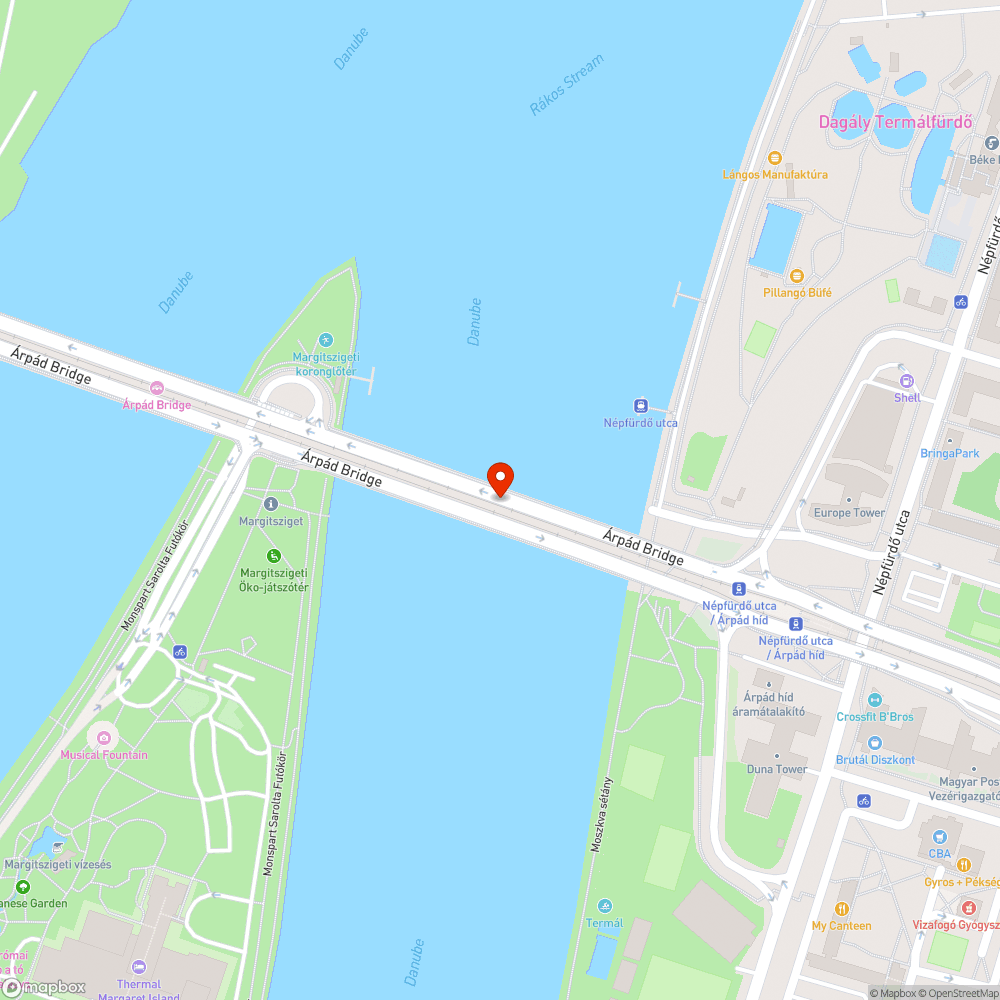 Lótrágya az Árpád hídon bejelentés helye