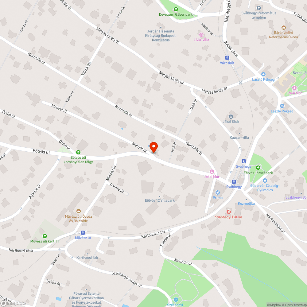 Rendszeresen leparkolt járda az Eötvös úton bejelentés helye