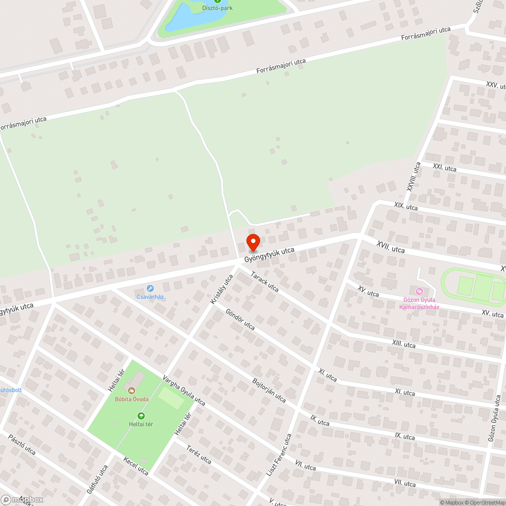 Hiányzó beálló bejelentés helye