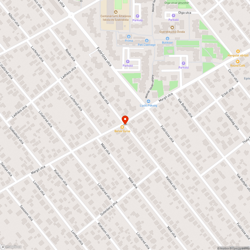 Törött útpadka és járda bejelentés helye