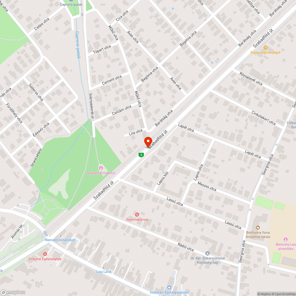 Rozsdás póznák és kerítés bejelentés helye