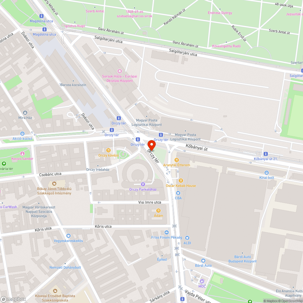 trafik mögötti szemetes rész helyreállításának kérése bejelentés helye